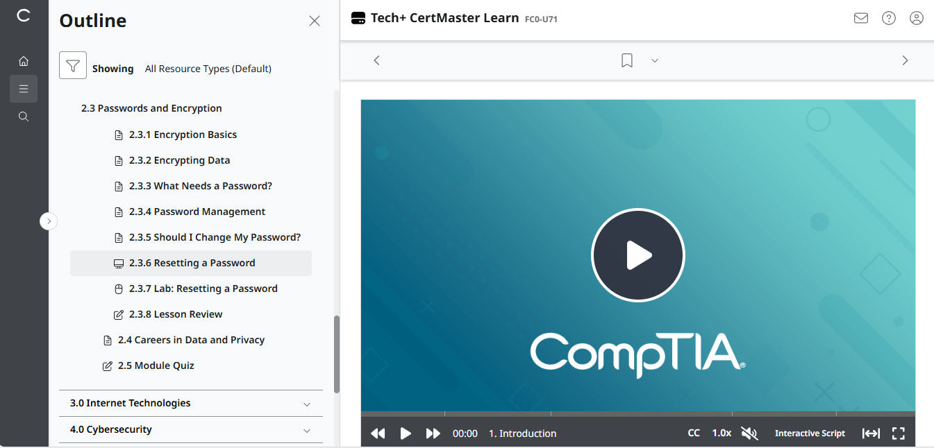TestOut Security Pro for Security+ (SY0-701) - Individual License (3 Month Access)