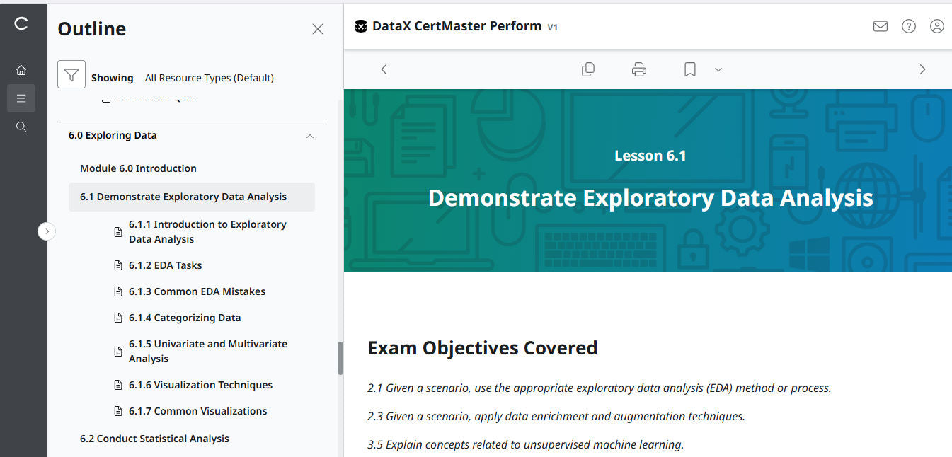CompTIA DataX CertMaster Perform (V1) - 2 Month Access ! (🛒Special Offer )