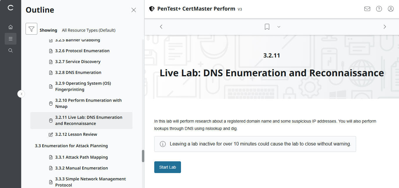 CertMaster Perform für PenTest+ PT0-003 (3-Monats-Zugriff) (🛒Sonderangebot)
