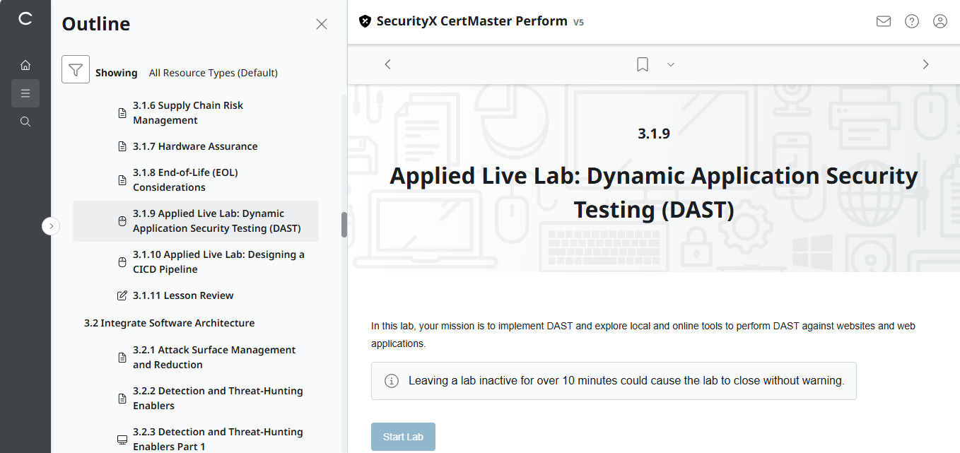 CertMaster Perform for CompTIA SecurityX (CASP+) CAS-005 3-Month Access (🛒Special Offer)