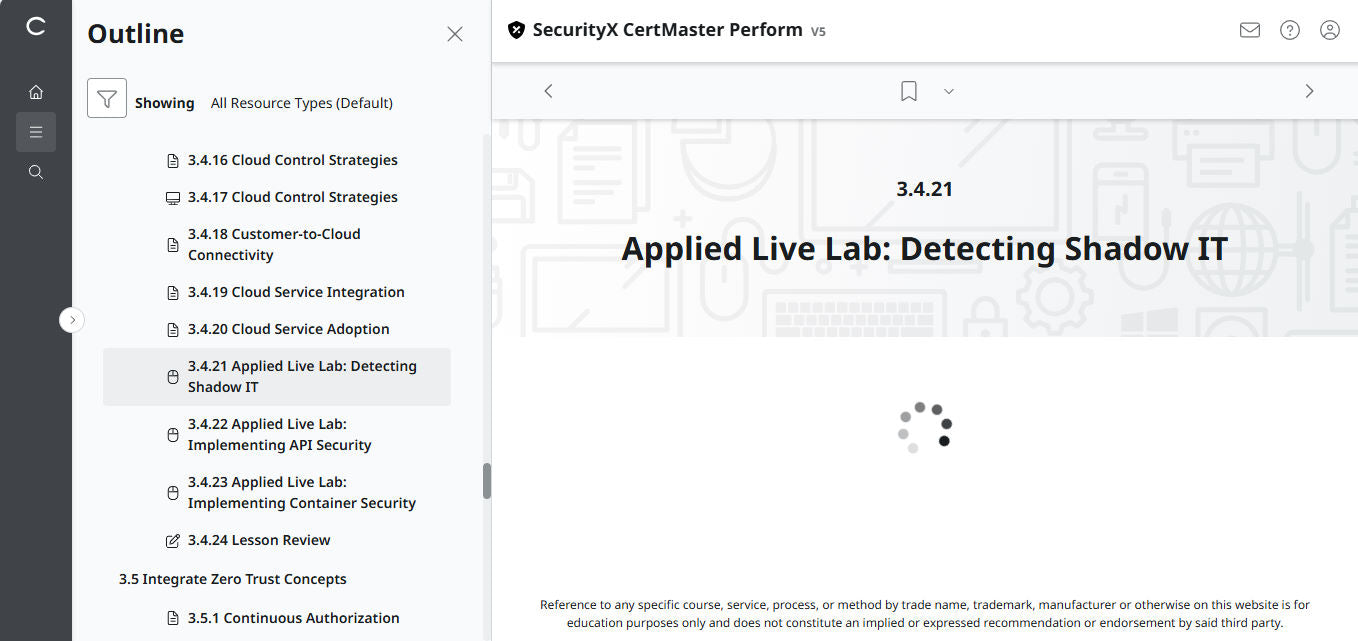🛒Sonderangebot – CertMaster Perform für CompTIA SecurityX (CASP+) CAS-005 3-Monats-Zugang