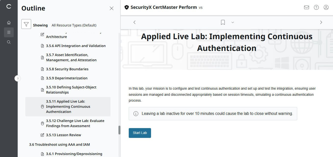 🛒Sonderangebot – CertMaster Perform für CompTIA SecurityX (CASP+) CAS-005 3-Monats-Zugang