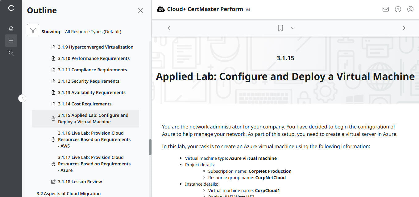🛒Sonderangebot – CompTIA Cloud+ CertMaster Perform (CV0-004) – 3-Monats-Zugriff