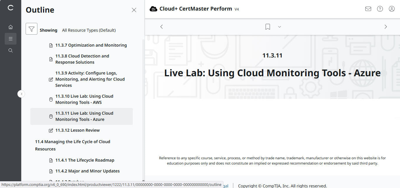 🛒Sonderangebot – CompTIA Cloud+ CertMaster Perform (CV0-004) – 3-Monats-Zugriff