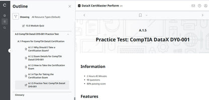 CompTIA DataX CertMaster Perform (V1) - 2 Month Access ! (🛒Special Offer )