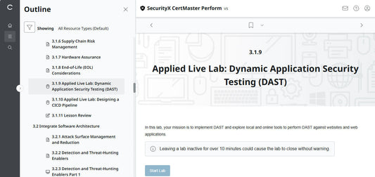 CertMaster Perform for CompTIA SecurityX (CASP+) CAS-005  3-Month Access (🛒Special Offer)