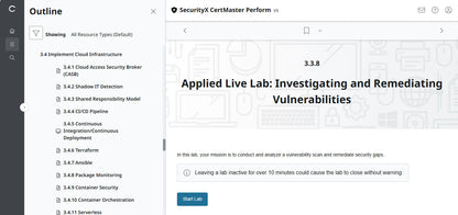 CertMaster Perform für CompTIA SecurityX (CASP+) CAS-005 3-Monats-Zugang (🛒Sonderangebot) 