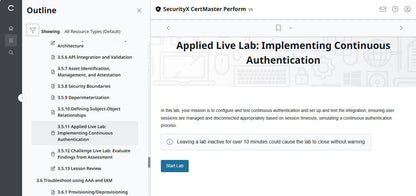 CertMaster Perform für CompTIA SecurityX (CASP+) CAS-005 3-Monats-Zugang (🛒Sonderangebot) 