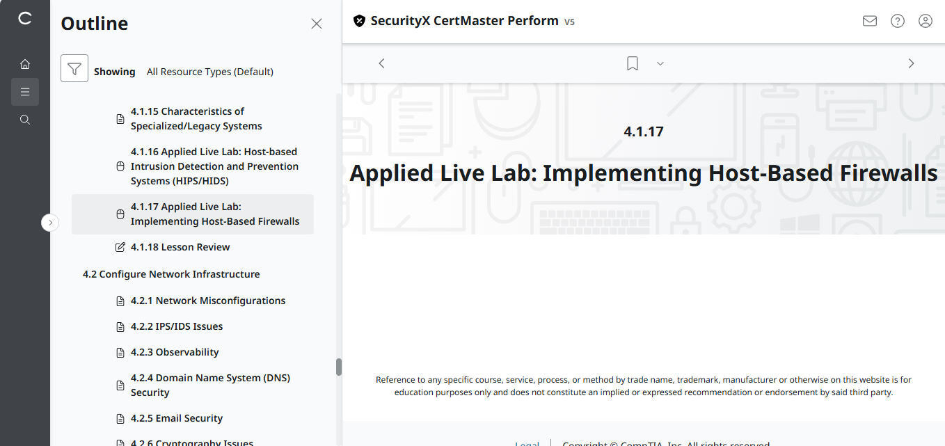 CertMaster Perform für CompTIA SecurityX (CASP+) CAS-005 3-Monats-Zugang (🛒Sonderangebot) 