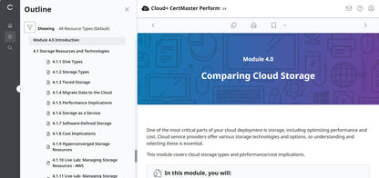 🛒Sonderangebot – CompTIA Cloud+ CertMaster Perform (CV0-004) – 3-Monats-Zugriff
