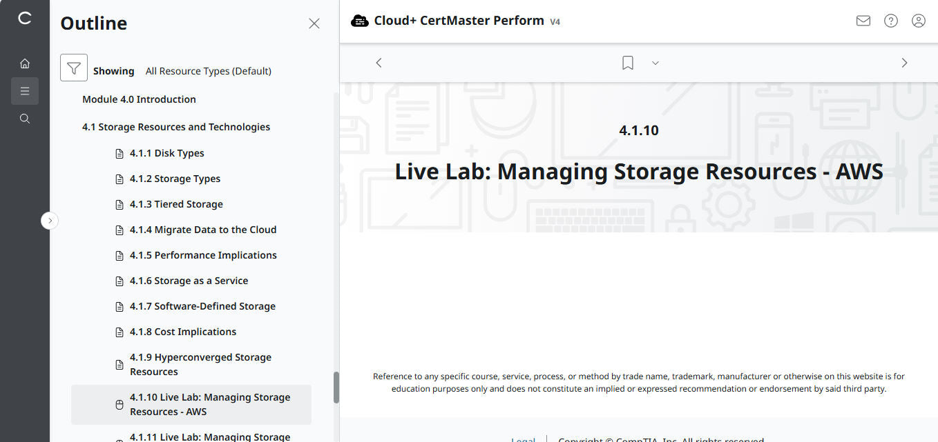 🛒Sonderangebot – CompTIA Cloud+ CertMaster Perform (CV0-004) – 3-Monats-Zugriff