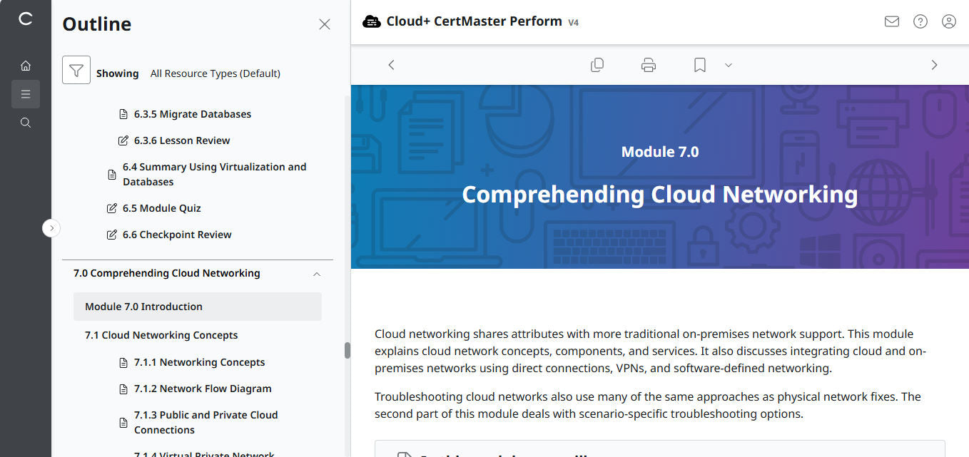 🛒Sonderangebot – CompTIA Cloud+ CertMaster Perform (CV0-004) – 3-Monats-Zugriff