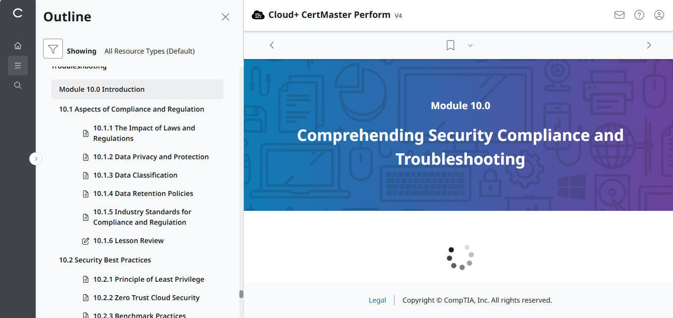 🛒Sonderangebot – CompTIA Cloud+ CertMaster Perform (CV0-004) – 3-Monats-Zugriff