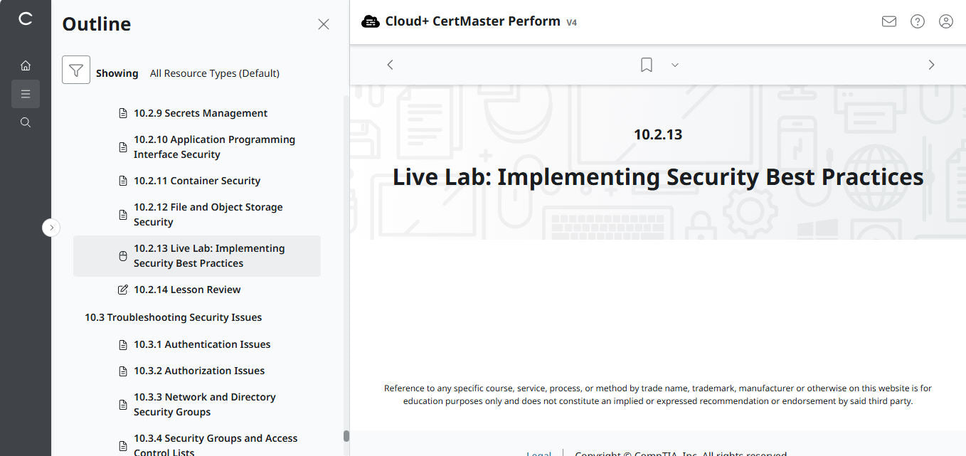 🛒Sonderangebot – CompTIA Cloud+ CertMaster Perform (CV0-004) – 3-Monats-Zugriff